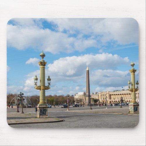 Place de la Concorde and obelisk _ Paris France Mouse Pad