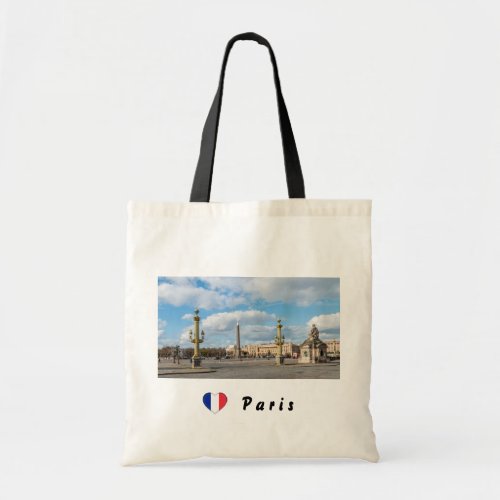 Place de la Concorde and obelisk _ Paris France Tote Bag