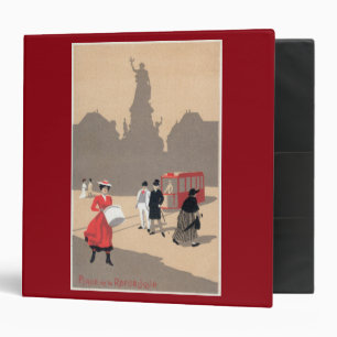 Place de la Republique Art Deco Scene Binder