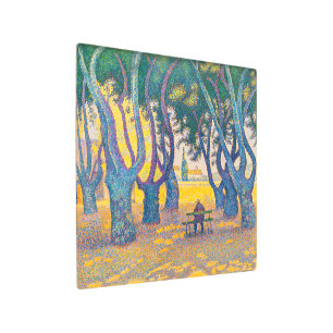Place des Lices, St. Tropez   Paul Signac   Metal Print