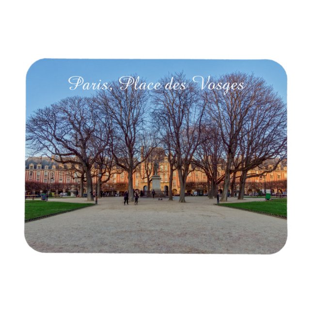 Place des Vosges in Paris - France Magnet (Horizontal)