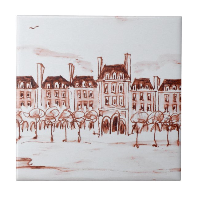 Place des Vosges | Marais, Paris Ceramic Tile (Front)