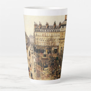 Place du Theatre Francais, Paris Rain by Pissarro Latte Mug