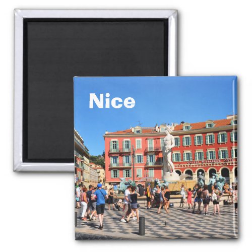 Place Massena in Nice France Magnet