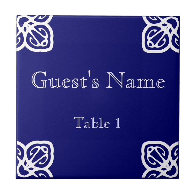 Place Name on Spanish Tile (Front)