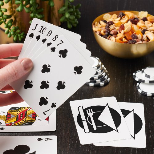 Place Setting Playing Cards