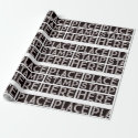 Place Stamp Here Postmodern Packaging Wrapping Paper