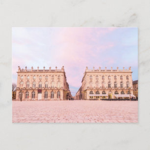 Place Stanislas Nancy France at sunset gift Poster Holiday Postcard