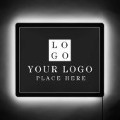 Place Your Logo Here Business Professional Company LED Sign (Front)