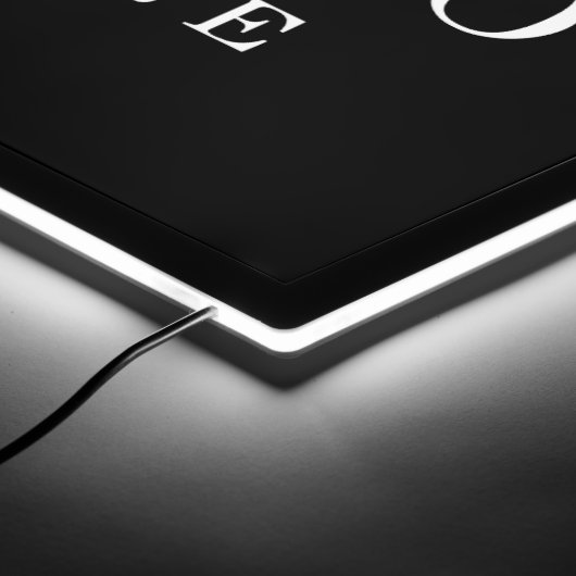 Place Your Logo Here Business Professional Company LED Sign (Corner)