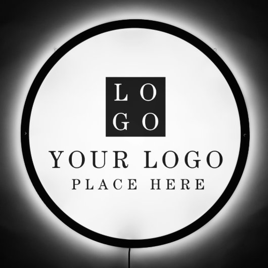 Place Your Logo Here Business Professional Company LED Sign (Front)
