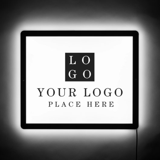 Place Your Logo Here Business Professional Company LED Sign (Front)