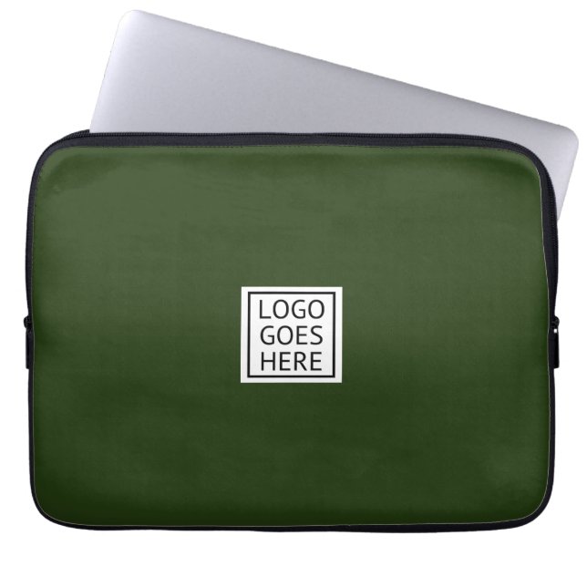 Place Your Logo Here Personalized  Laptop Sleeve (Front)