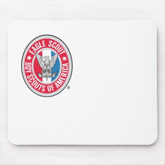 Place your mouse with the Eagle Scout insignia Mouse Pad (Front)