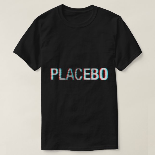 Placebo Glitch Logo Classic T-Shirt (Design Front)