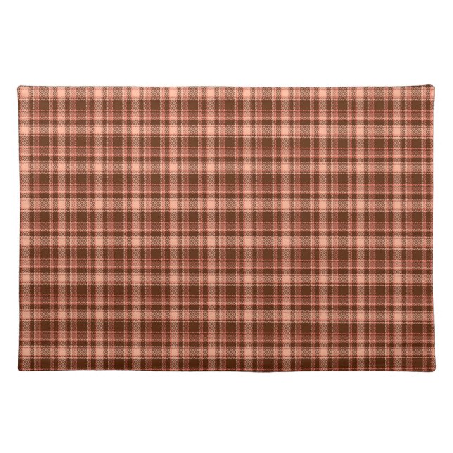 Placemat-Autumn Plaid Cloth Placemat (Front)