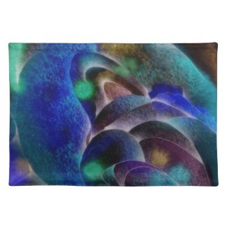 Placemat--Blue Abstract Placemat