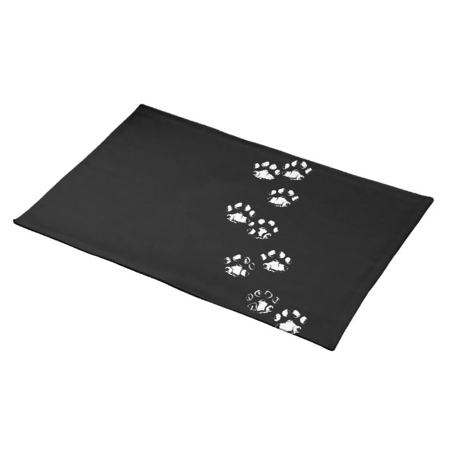 PLACEMAT -CAT or DOG PAW PRINTS/TRACKS (On Table)