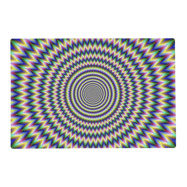 Placemat   Chevron Rings (Front)