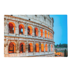 Placemat Colosseum Rome Italy