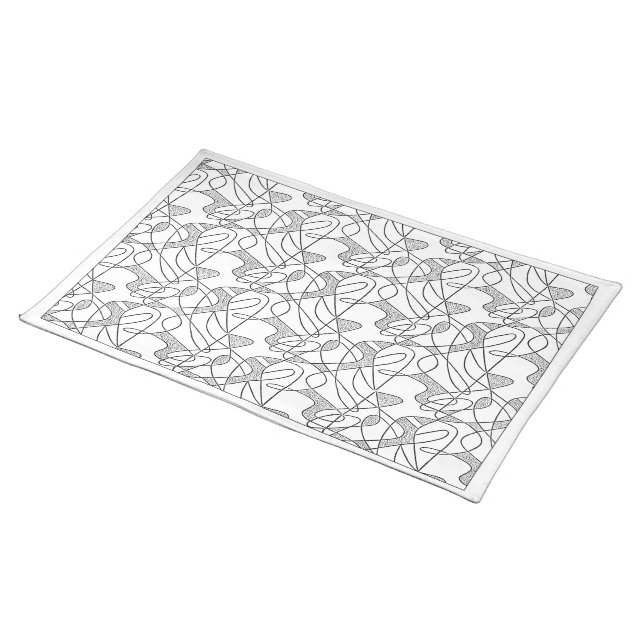 Placemat CONTEMPO 1950s ATOMIC 200 COLORS (On Table)