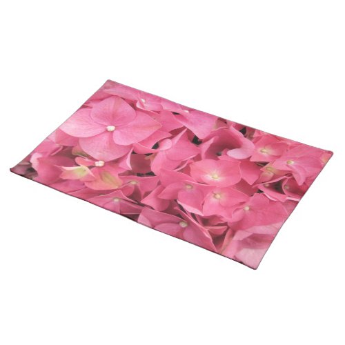 Placemat _ Dark Pink Hydrangeas