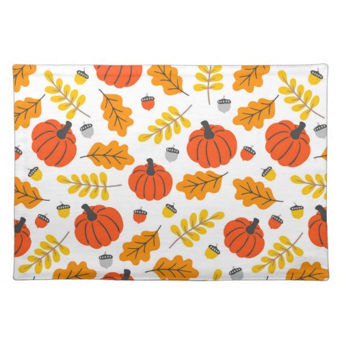Placemat Fall colors Thanksgiving Halloween Cloth Placemat