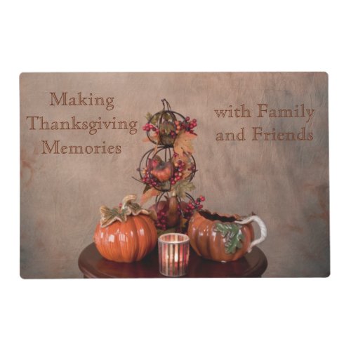 Placemat Laminated _ Making Thanksgiving Memories