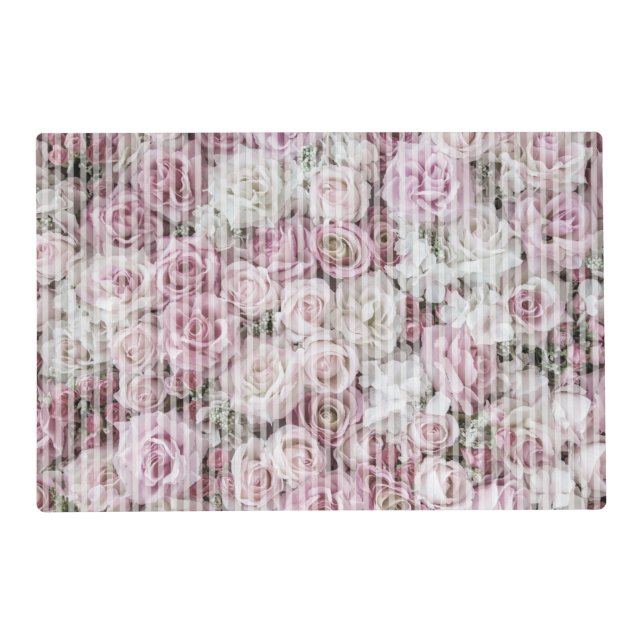 Placemat - Laminated - Victorian Roses Collage (Front)