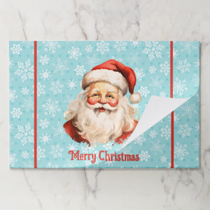 Placemat Large Sheets Christmas Santa Claus
