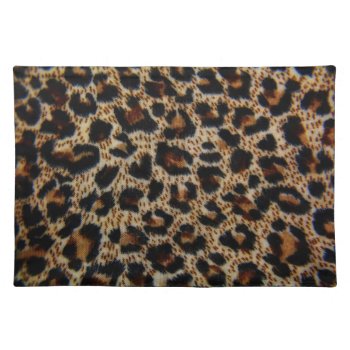 Placemat Leopard Print by Solasmoon at Zazzle
