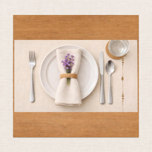 Placemat Neutral Farmhouse Botanical Vine