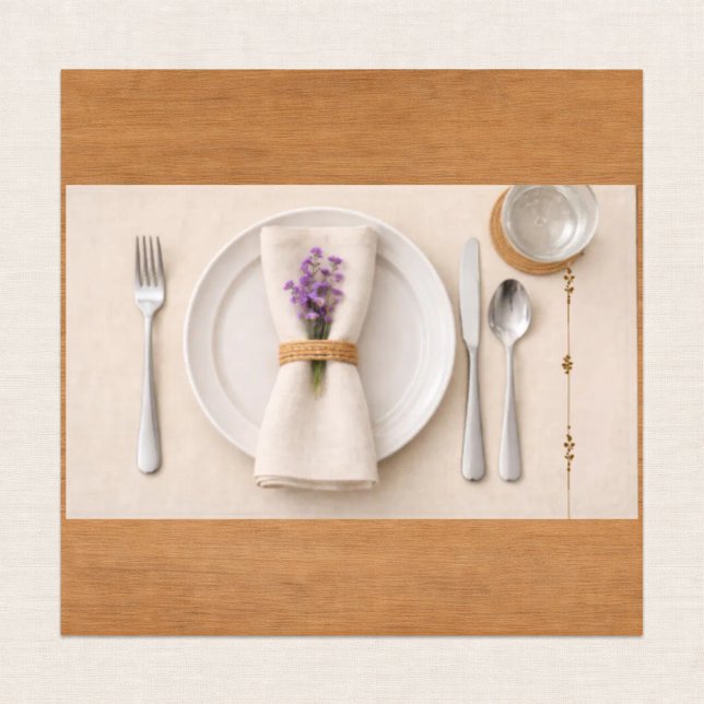 Placemat Neutral Farmhouse Botanical Vine  (Creator Uploaded)