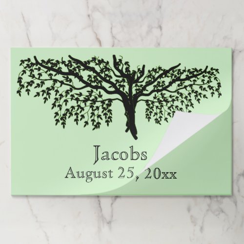 Placemat pad -  Family Tree Reunion