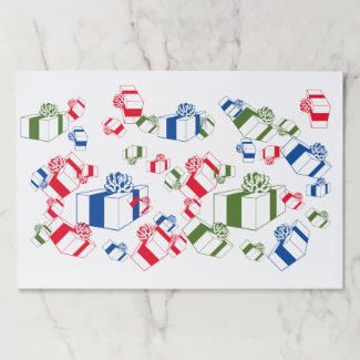Placemat pad -  Jumbled Presents