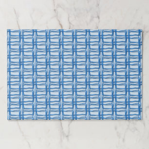 Placemat Pad - Woven Mesh in Blue