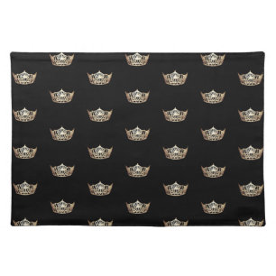 Placemat-Pageant Crown Cloth Placemat