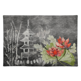 Asian oriental placemats
