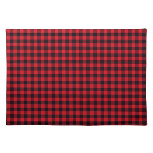 Placemat_Red Buffalo Plaid Cloth Placemat