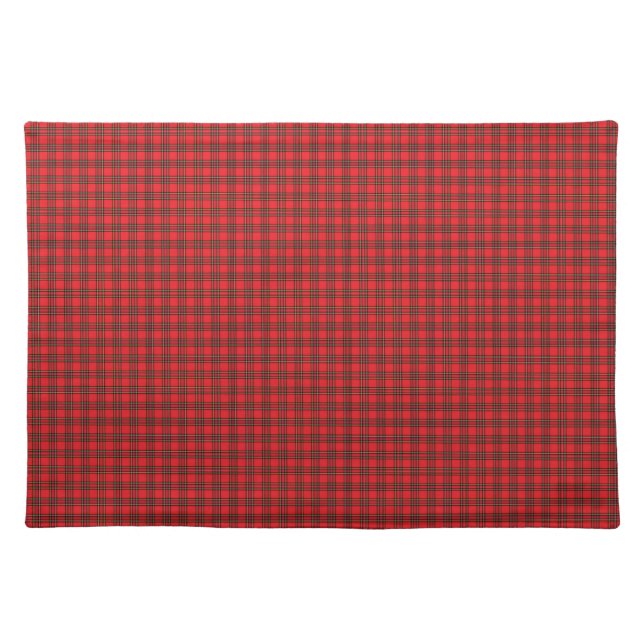 Placemat-Red Plaid Cloth Placemat (Front)