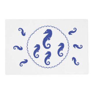 Placemat - Sea Horses two sides