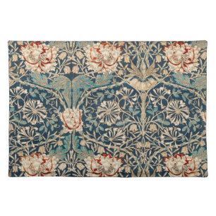 PLACEMAT : WILLIAM MORRIS : HONEYSUCKLE