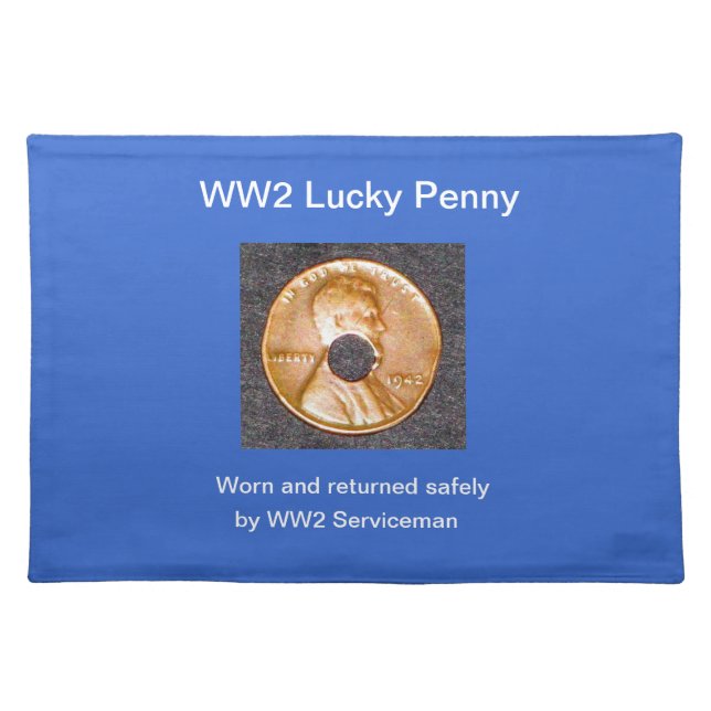 Placemat/ WW2 Lucky Penny Placemat (Front)