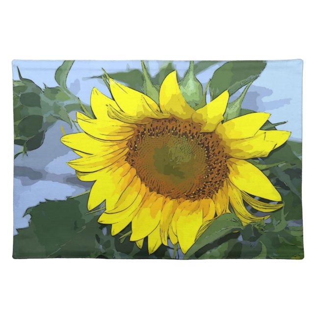 Placemat Yellow Sunflower (Front)