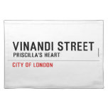 VINANDI STREET  Placemats