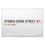 stoned crow Street  Placemats