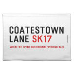 coatestown lane  Placemats