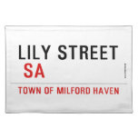 Lily STREET   Placemats