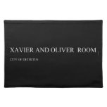 Xavier and Oliver   Placemats