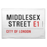 MIDDLESEX  STREET  Placemats